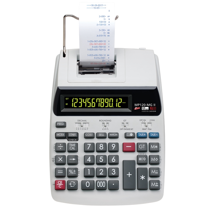 Калькулятор для бизнеса MP-120 – обзор и цена Commercial Printing Calculator